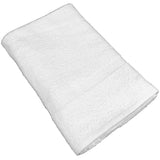 Hospeco® Plus Crescent Bath Towel 24x48 White, 120/Bale (HOSPLUS-2448-8) Bale of 120