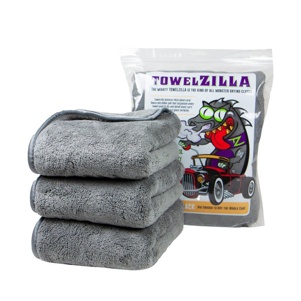 Arkwright Home Towelzilla Car Washing Towel - 18x30 - 3 Pack (3/Pack) (PNP-PLUSH-1830) 3/PK