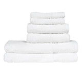 Hospeco® Plus Crescent Bath Towel 24x50 White, 120/Bale (HOSPLUS-2450-10-5) Bale of 120