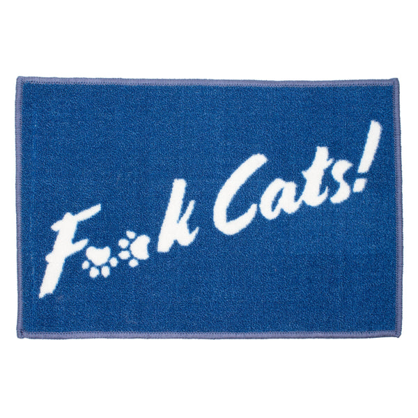 Arkwright Home Lost Marbles Pet Mat 16x24 FCats Blue (P-PM-16X24-FCATS-BL) 1/EA