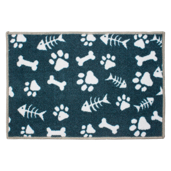 Arkwright Home Pet Food Bowl Mat 16x24 Fish (P-PM-16X24-FISH) 1/EA