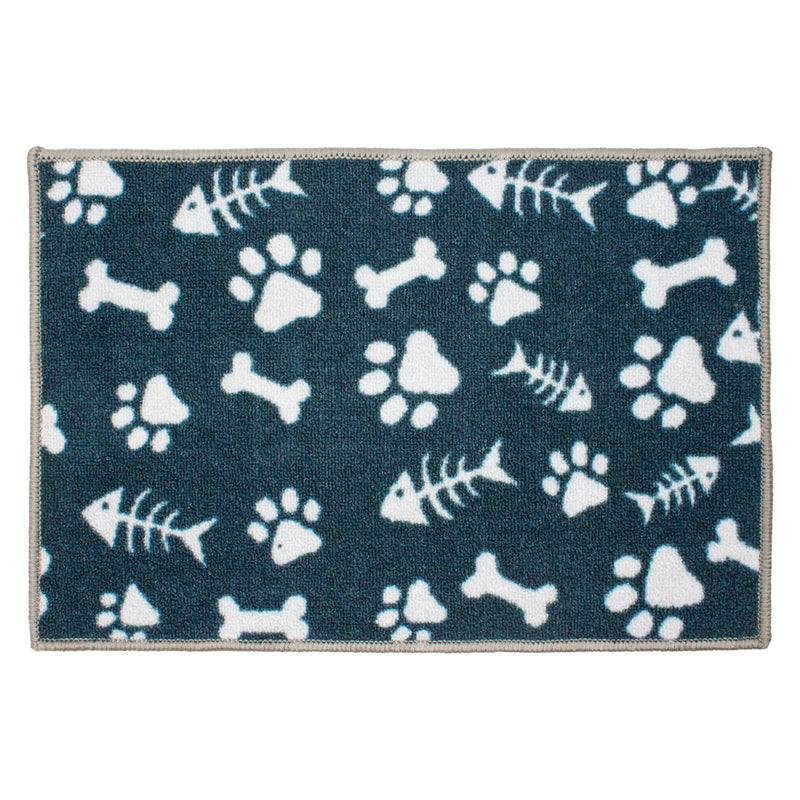 Arkwright Home Pet Food Bowl Mat 16x24 Fish (P-PM-16X24-FISH) 1/EA