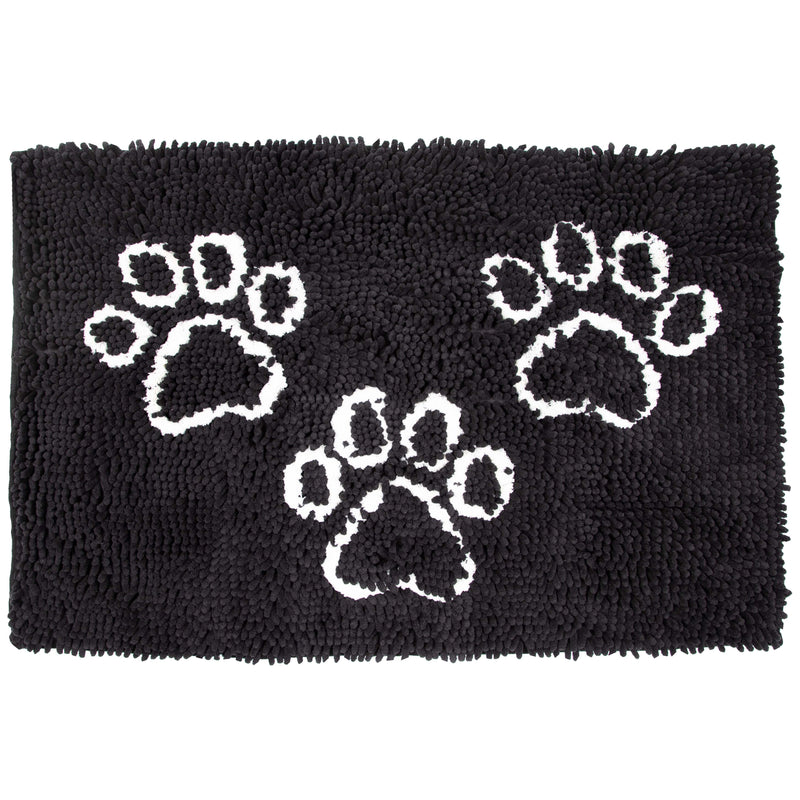 Arkwright Home Perro & Gato Pet Mat 20x31 Paw Print Black (PNP-PM20X31-BLK) 1/EA