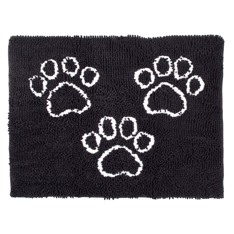 Arkwright Home Perro & Gato Pet Mat 26x35 Paw Print Black (PNP-PM26X35-BLK) 1/EA