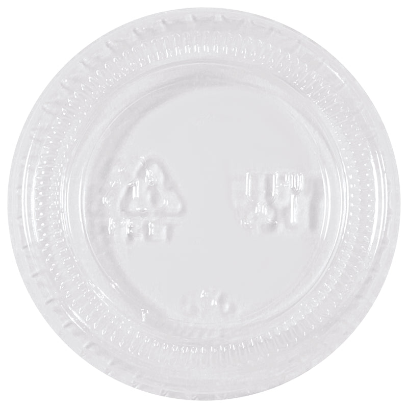 Plastic Portion Cup Lids -  1 oz., Case Of 2500 Case Of 2500