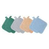 Hospeco® Cooks Linen Pot Holder 7x7 Blue, 12/Pack (HOSPOT-BLUE) Pack of 12