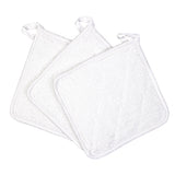 Hospeco® Cooks Linen Pot Holder 7x7 White, 12/Pack (HOSPOT-WHITE) Pack of 12