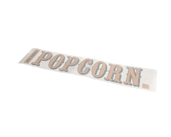 PARAGON POPCORN MACHINE 512110 LABEL (PRGN512110) Each
