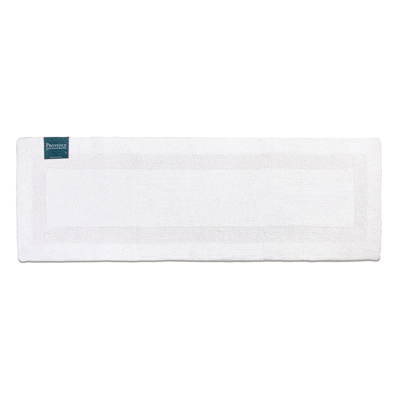 Arkwright Home Provence Bath Rug 20x60 White (PNP-PROV2060-WH) 1/EA