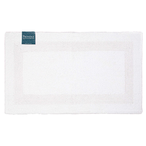 Arkwright Home Provence Bath Rug 24x40 White (PNP-PROV2440-WH) 1/EA