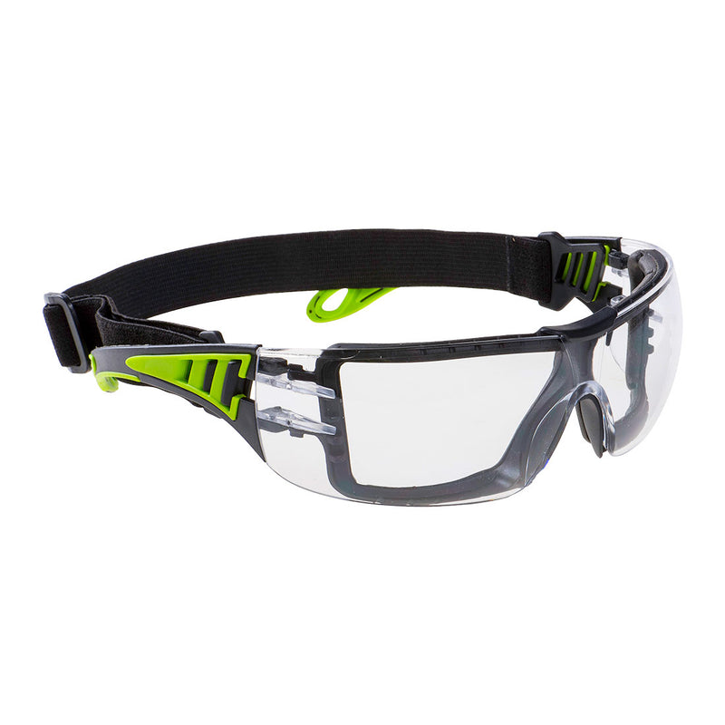 Portwest® Tech Look Plus Safety Glasses, Clear, Size  (PS11CLR) Each