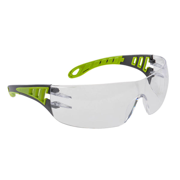 Portwest® Tech Look Safety Glasses, Clear, Size  (PS12CLR) Each