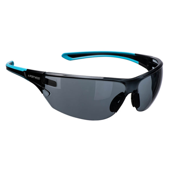 Portwest® Essential Safety Glasses, Smoke, Size  (PS19SKR) Each