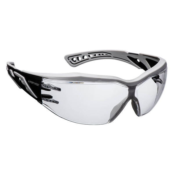 Portwest® Dynamic Plus Safety Glasses, Clear, Size  (PS20CLR) Each