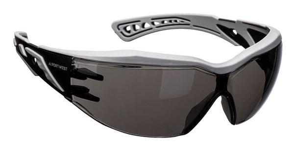 Portwest® Dynamic Plus Safety Glasses, Smoke, Size  (PS20SKR) Each