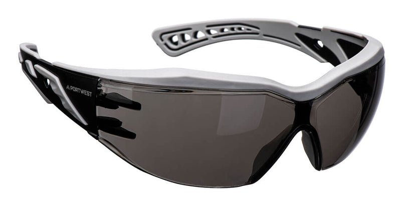 Portwest® Dynamic Plus Safety Glasses, Smoke, Size  (PS20SKR) Each
