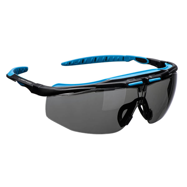Portwest® Peak Safety Glasses, Smoke, Size  (PS23SKR) Each