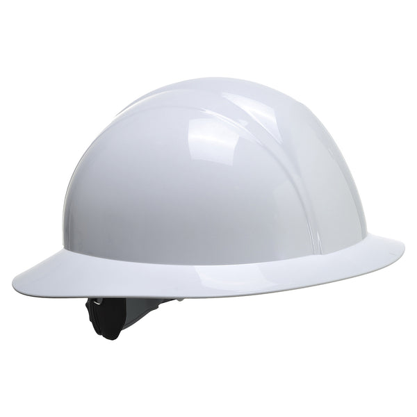 Portwest® Full Brim Future Hard Hat, White, Size  (PS52WHR) Each