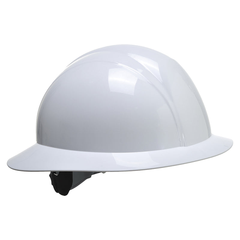 Portwest® Full Brim Future Hard Hat, White, Size  (PS52WHR) Each