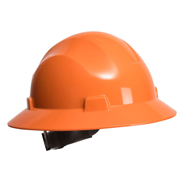 Portwest® Full Brim Premier Hard Hat , Orange, Size  (PS56ORR) Each