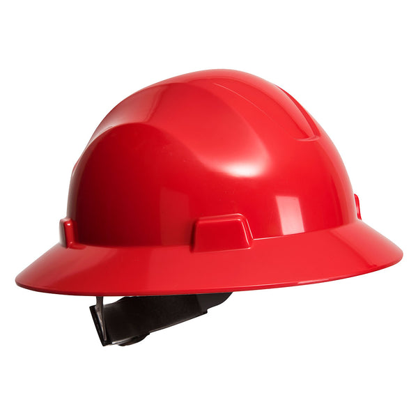 Portwest® Full Brim Premier Hard Hat , Red, Size  (PS56RER) Each