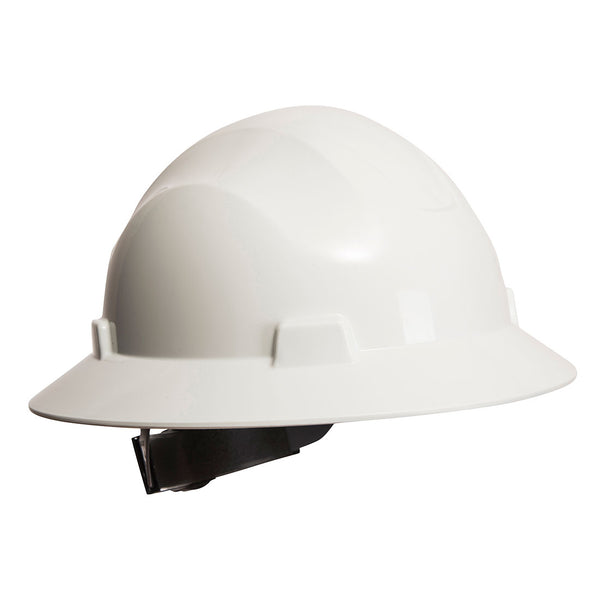 Portwest® Full Brim Premier Hard Hat , White, Size  (PS56WHR) Each