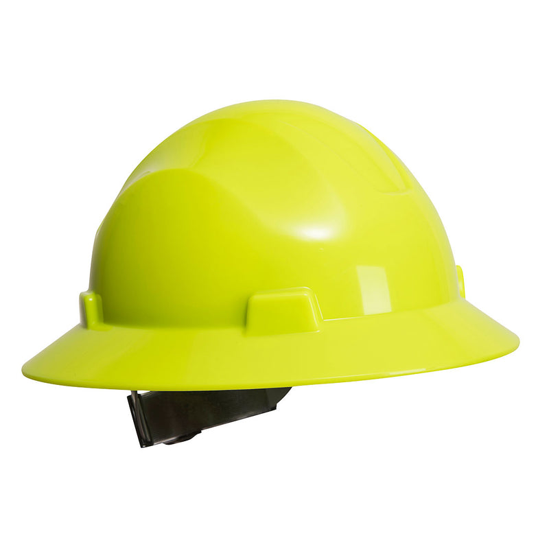 Portwest® Full Brim Premier Hard Hat , Yellow, Size  (PS56YER) Each