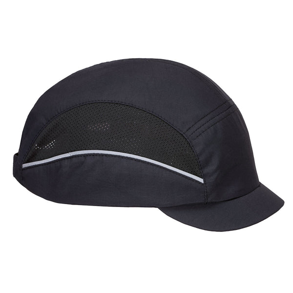 Portwest® AirTech Bump Cap Micro Peak, Black, Size  (PS69BKR) Each