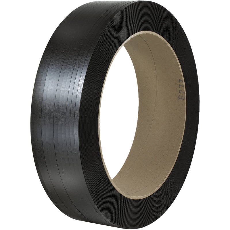 1/2" x 7000' - 16 x 6" Core Hand Grade Signode® Comparable Polypropylene Strapping - Smooth (PSH818) Coil   Of 1