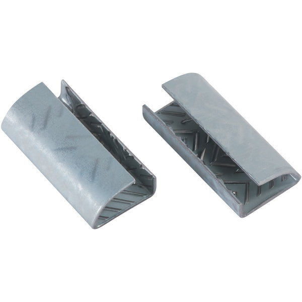 1/2" Serrated Open/Snap On Polyester Strapping Seals (PSS12OPEN) Case Of 1000