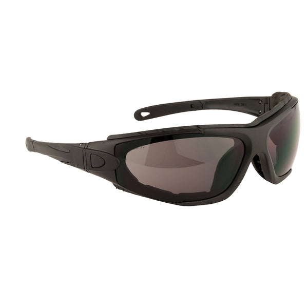 Portwest® Levo Safety Glasses, Smoke, Size  (PW11SKR) Each