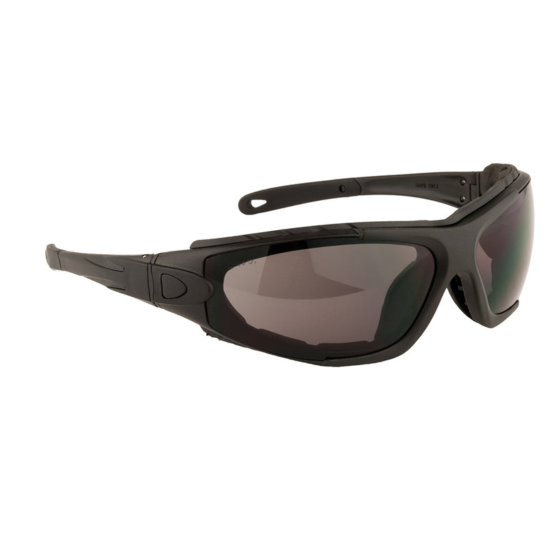 Portwest® Levo Safety Glasses, Smoke, Size  (PW11SKR) Each