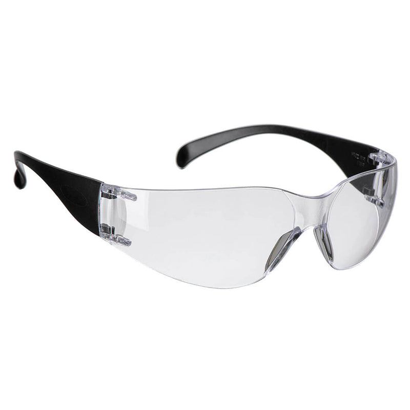 Portwest® Wrap Around Safety Glasses, Clear, Size  (PW32CLR) Each