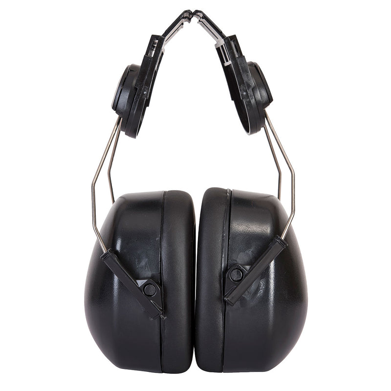 Portwest® Endurance Clip-On Ear Muffs, Black, Size  (PW47BKR) Each