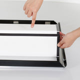 Portable 1.25" Snap Frame Poster size 40"x60"Black with white backing and Pet cover (UCN325BP46X2000) Each