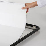 Portable 1.25" Snap Frame Poster size 40"x60"Black with white backing and Pet cover (UCN325BP46X2000) Each