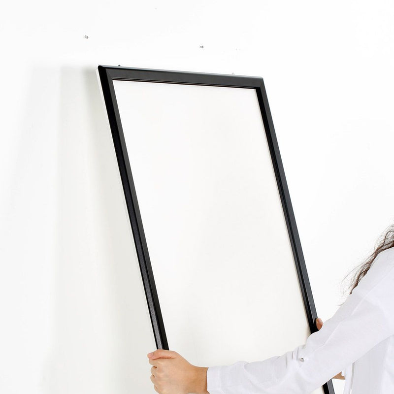 Portable 1.25" Snap Frame Poster size 40"x60"Black with white backing and Pet cover (UCN325BP46X2000) Each