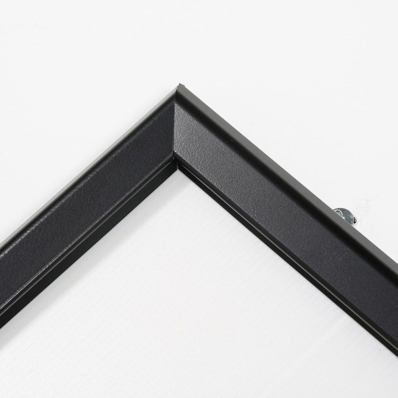 Portable 1.25" Snap Frame Poster size 40"x60"Black with white backing and Pet cover (UCN325BP46X2000) Each