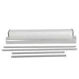 Portable 1.25" Snap Frame Poster size 40"x60"Silver with white backing and Pet cover (UCN325NP46X2000) Each