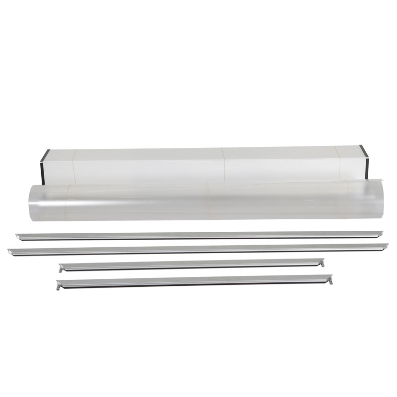 Portable 1.25" Snap Frame Poster size 36"x48"Silver with white backing and Pet cover (UCN325NP36X2000) Each