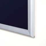 Portable 1.25" Snap Frame Poster size 36"x48"Silver with white backing and Pet cover (UCN325NP36X2000) Each