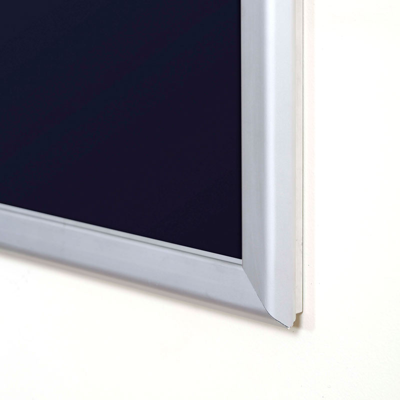 Portable 1.25" Snap Frame Poster size 36"x48"Silver with white backing and Pet cover (UCN325NP36X2000) Each