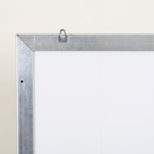 Portable 1.25" Snap Frame Poster size 36"x48"Silver with white backing and Pet cover (UCN325NP36X2000) Each
