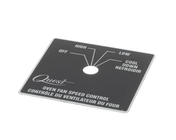 Quest Metal Works 28-Qgcfanc Fan Decal (Hi-Lo Sticker) (QMW28-QGCFANC) Each