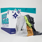 Hospeco® R-C13 Sweatshirt Reclaimed Rags Colors, 10lb Box (HOSR-C13-10) 10lb Box