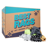 Hospeco® R-C13 Sweatshirt Reclaimed Rags Colors, 50lb Box (HOSR-C13-50) 50lb Box