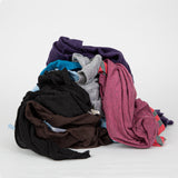 Hospeco® R-C45 T-Shirt Reclaimed Rags Colored, 25lb Box (HOSR-C45-25) 25lb Box