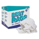 Hospeco® R-W39 Sheet Reclaimed Rags White, 10lb Box (HOSR1-W39-10) 10lb Box
