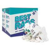Hospeco® R2-W50 T-Shirt Reclaimed Rags White, 10lb Box (HOSR2-W50-10) 10lb Box
