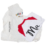 Hospeco® R2-W50 T-Shirt Reclaimed Rags White, 10lb Bag (HOSR2-W50-10BG) 10lb Bag